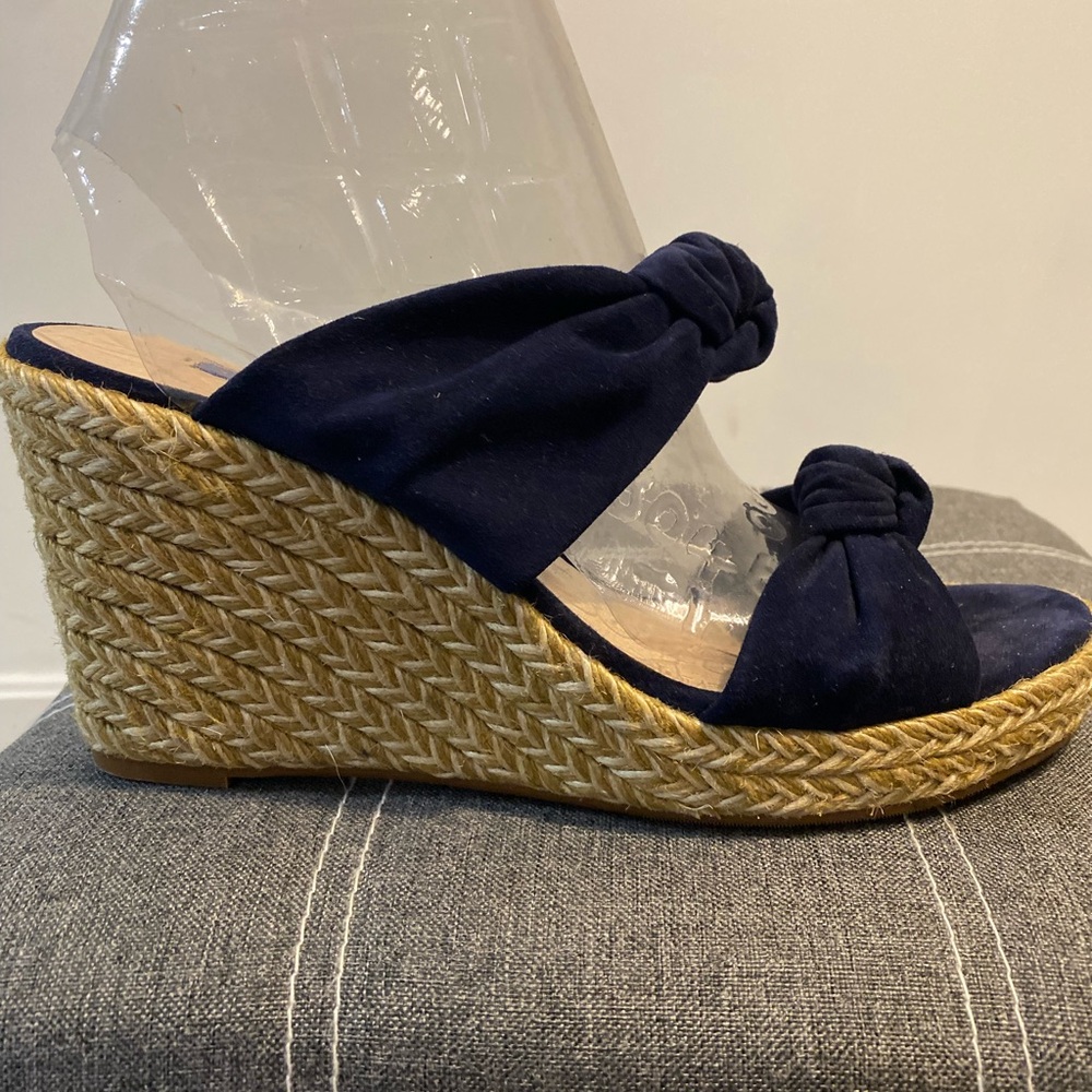 Stuart weitzman brand new Women's Navy Wedge Sandals